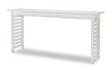 Egret Console Table - Sand Dollar White