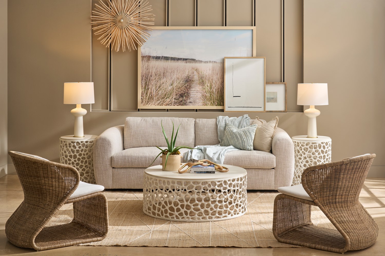 Coral End Table