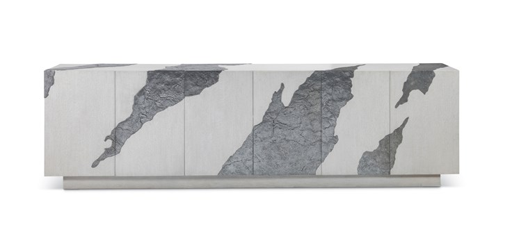 Contango White Long Media Console