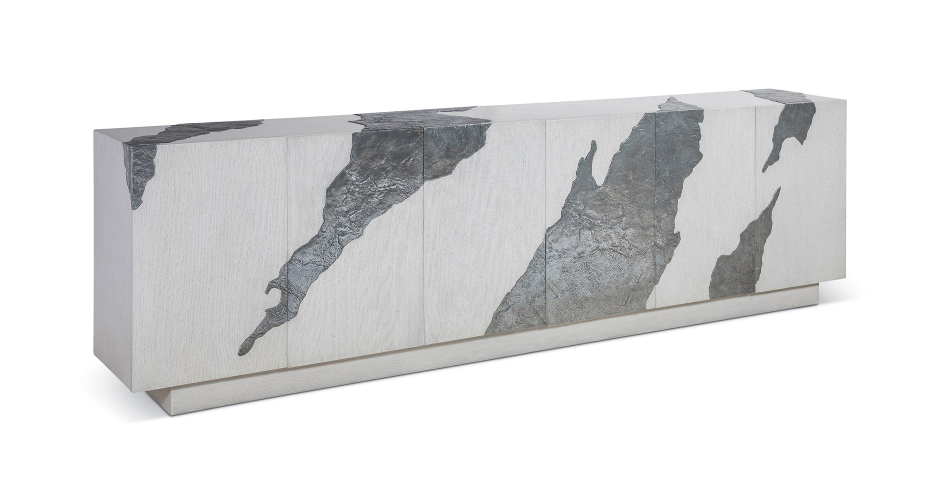 Contango White Long Media Console