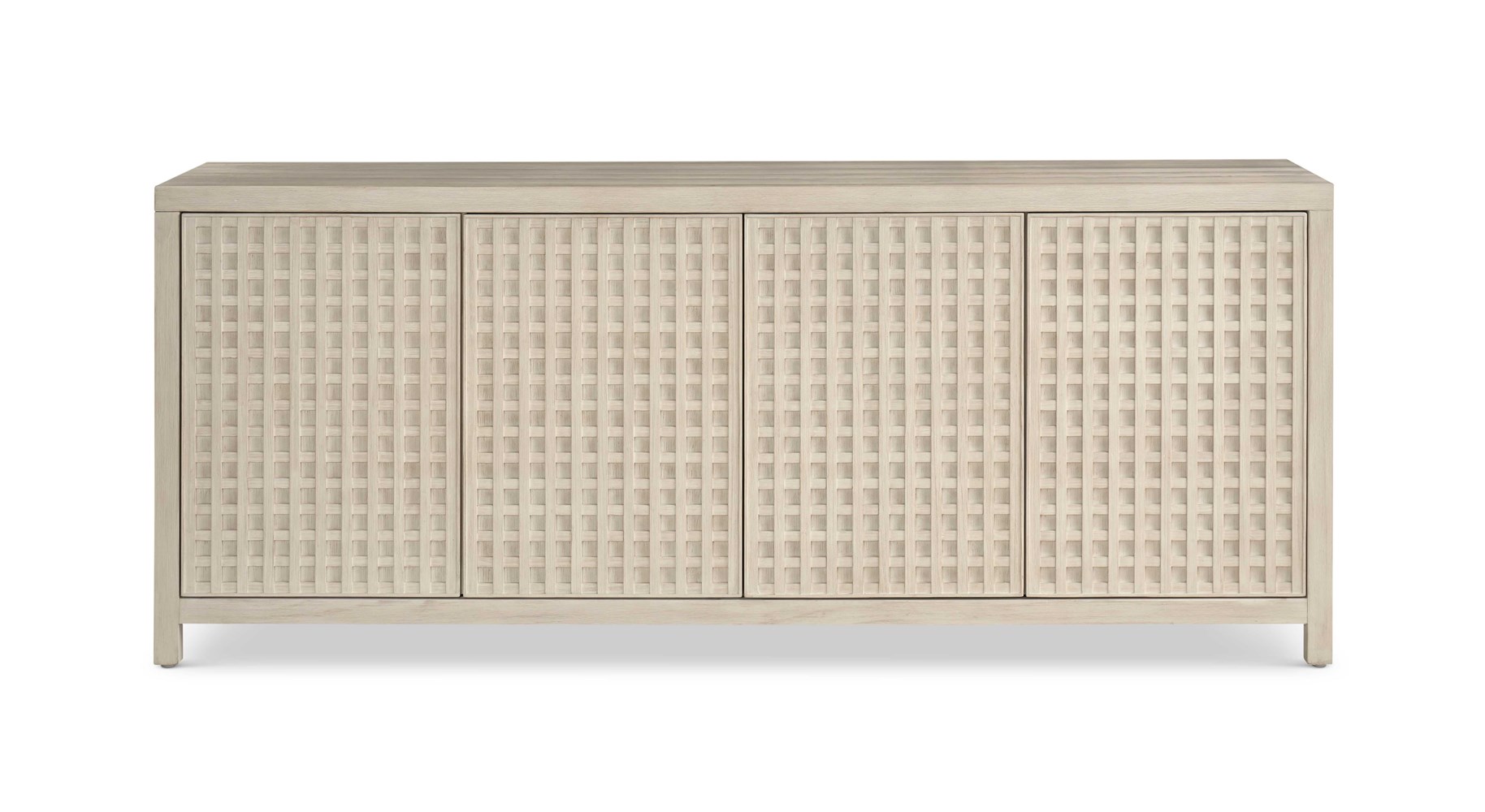 River Rock Lattice Credenza
