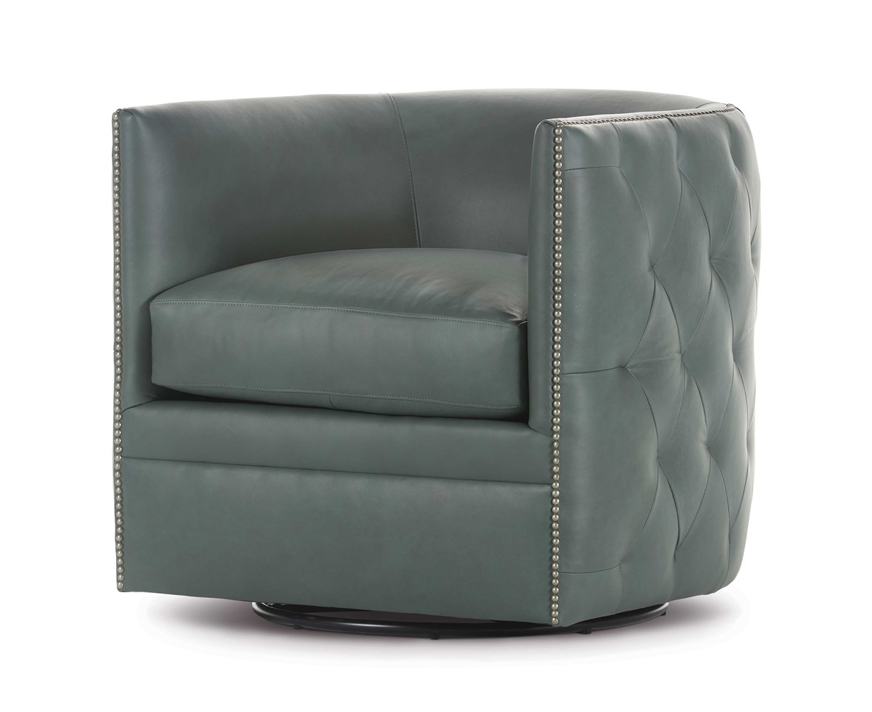Palazzo Leather Swivel Chair
