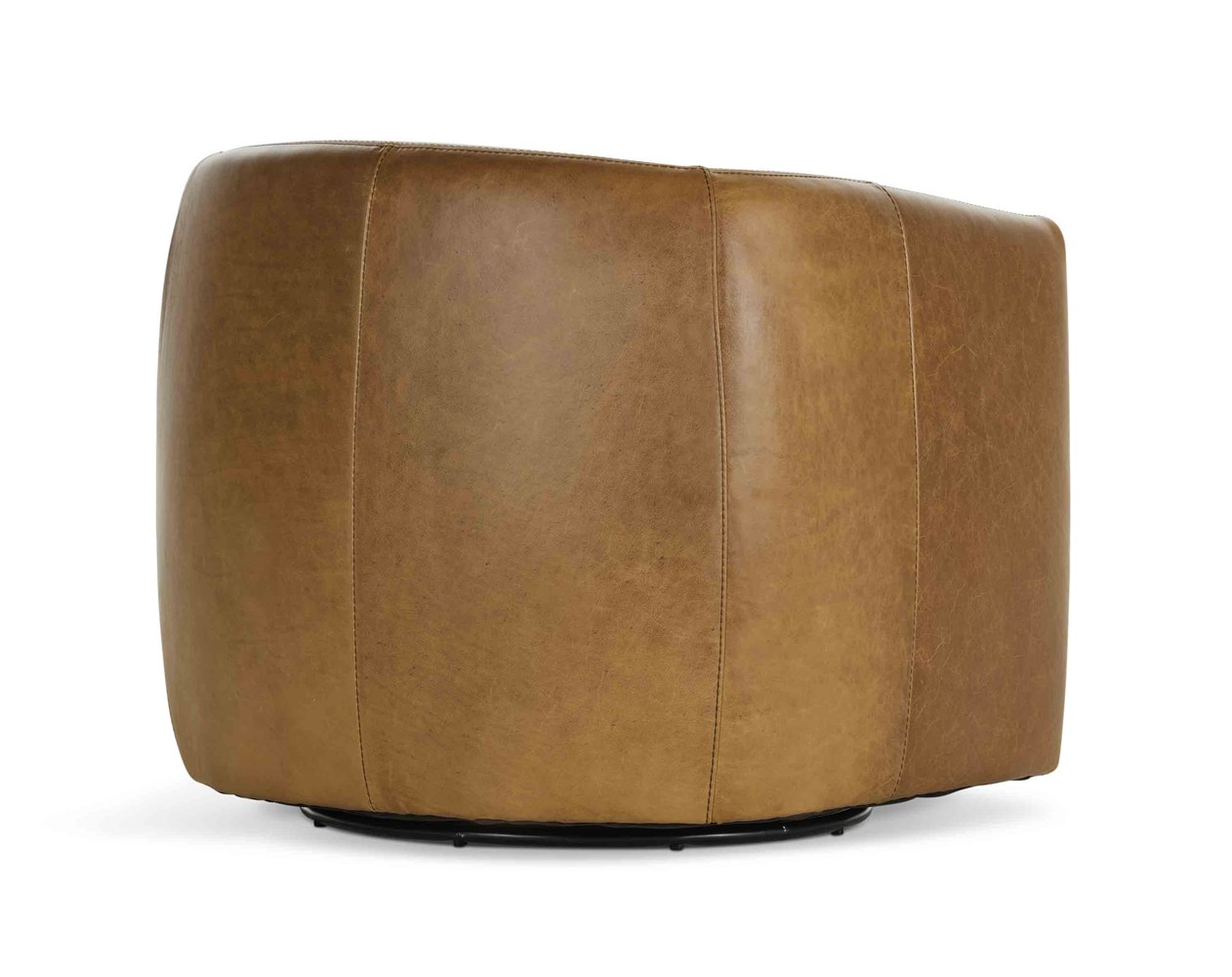 Aline Leather Swivel Chair