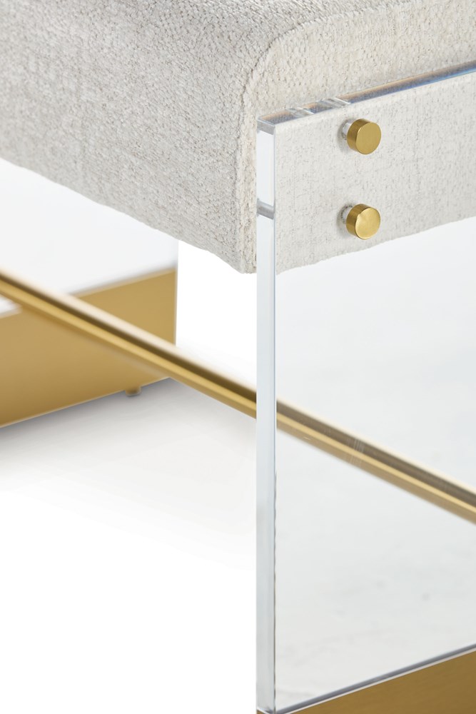 Apparition Small Bench - Ecru