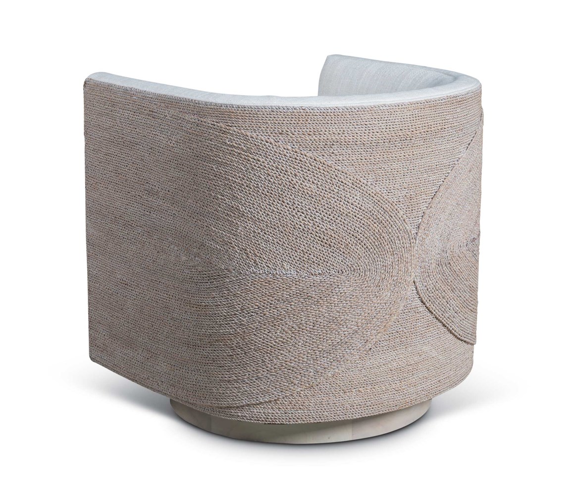 Ingrid Woven Swivel Chair