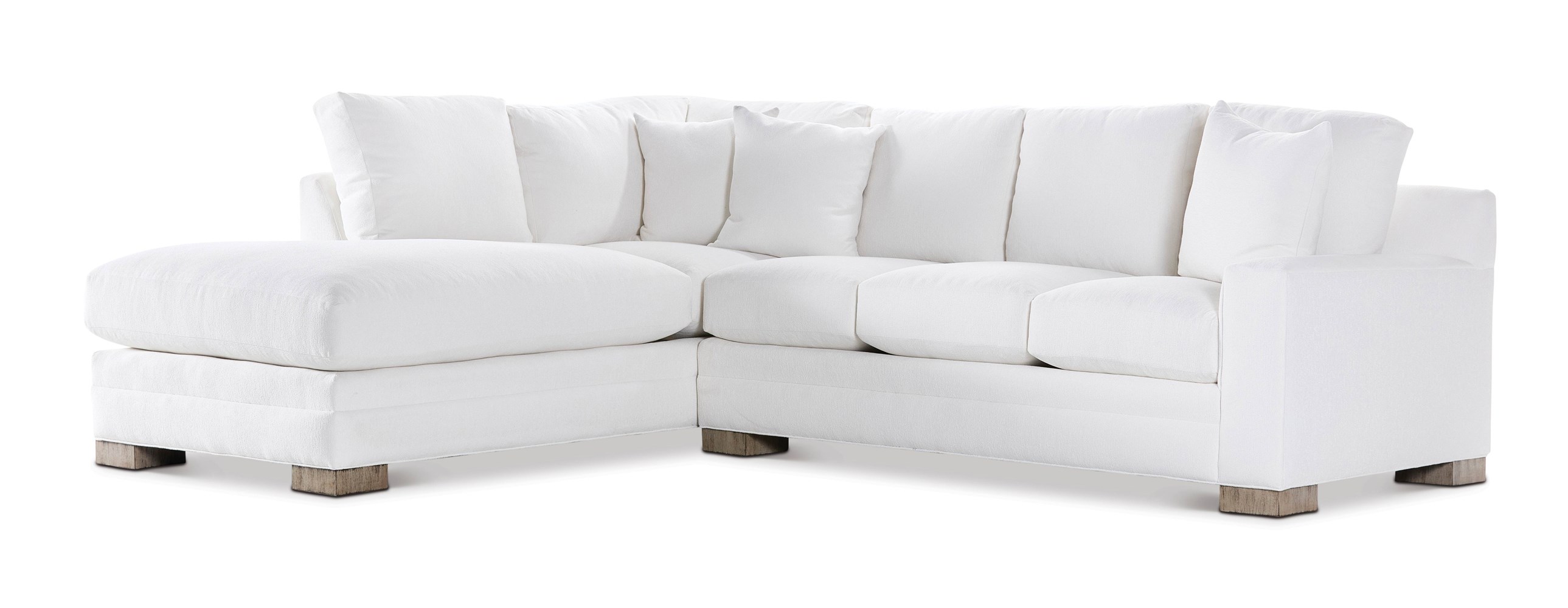 Flagler II Plush Sectional - Reverse Configuration