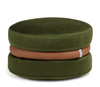 Macaron Pouf Cuscino - Emerald