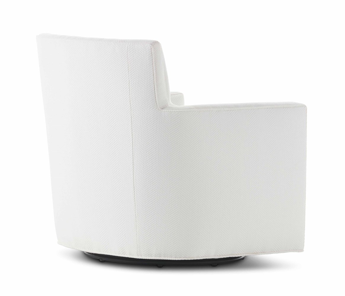 Marley Swivel Chair - White