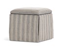 Lily Skirted Storage Ottoman