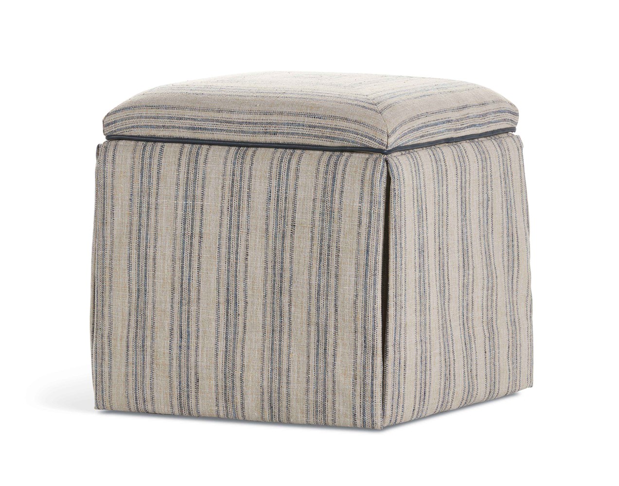 Lily Skirted Storage Ottoman