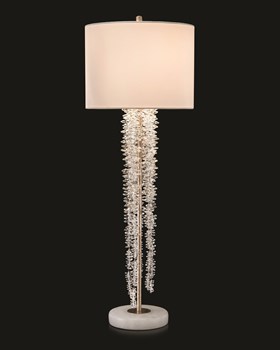 Cascading Crystal Waterfall Table Lamp Cascading Crystal Waterfall Table Lamp