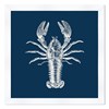 Lobster In Blue Reverse