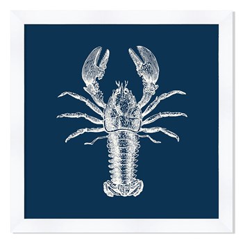 Lobster In Blue Reverse