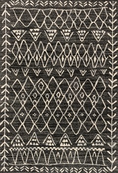 7'7"X10'6" Emory Black/Ivory Rug 7'7"X10'6" Emory Black/Ivory Rug