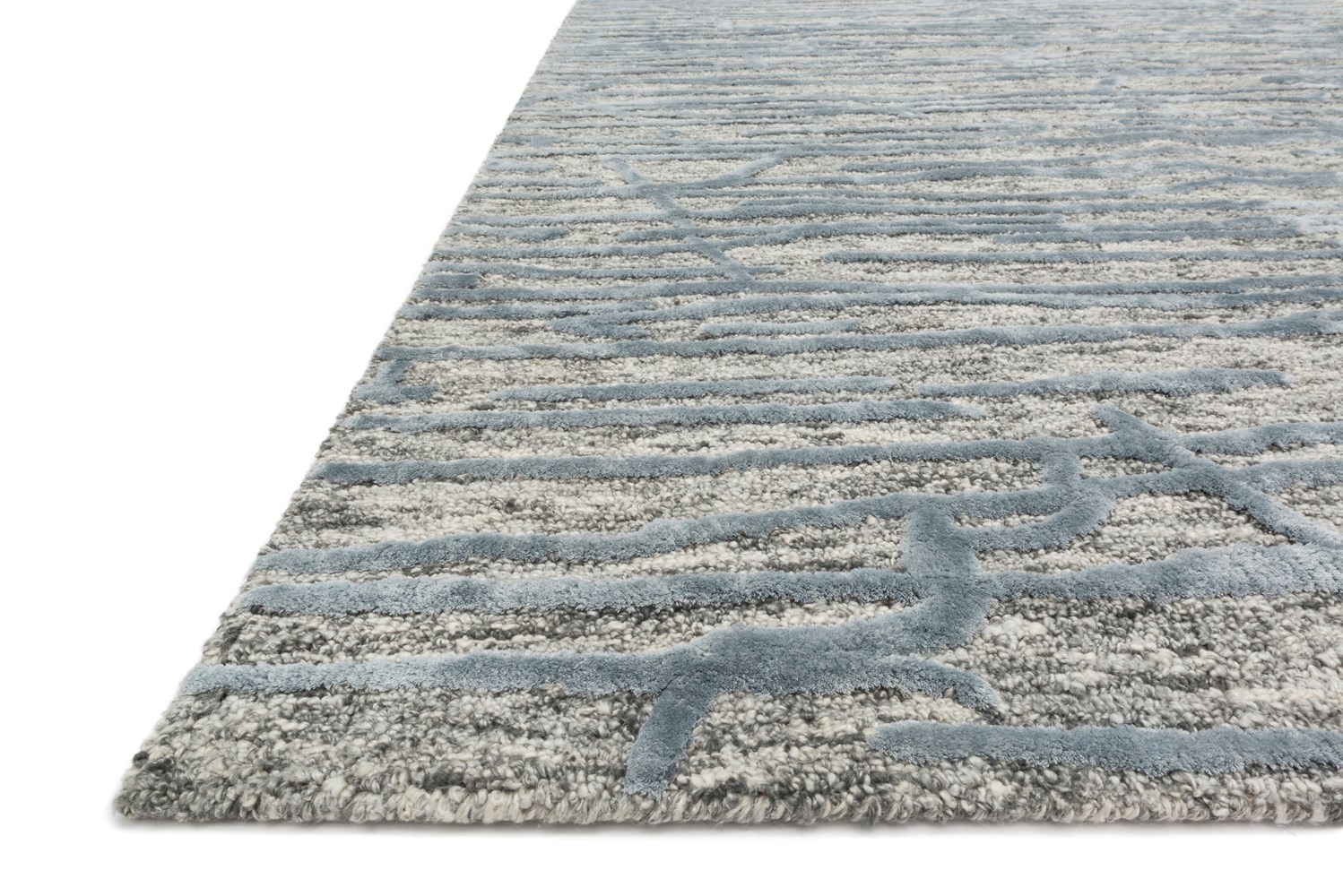 7'9"X9'9" Juneau Grey/BLue Rug