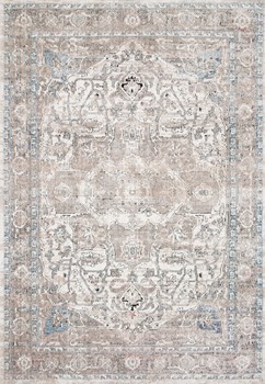 7'10"X10'6" Dante Ivory/Stone Rug