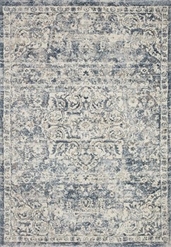 7.10X10.10 THeory Rug - Ivory Blue