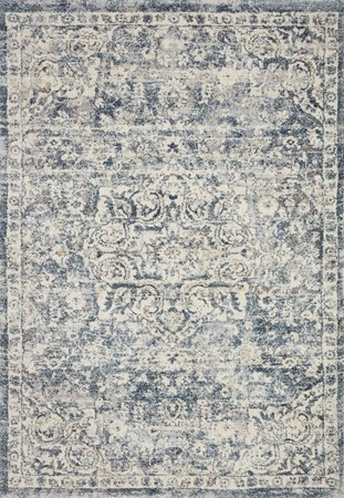 7.10X10.10 THeory Rug - Ivory Blue