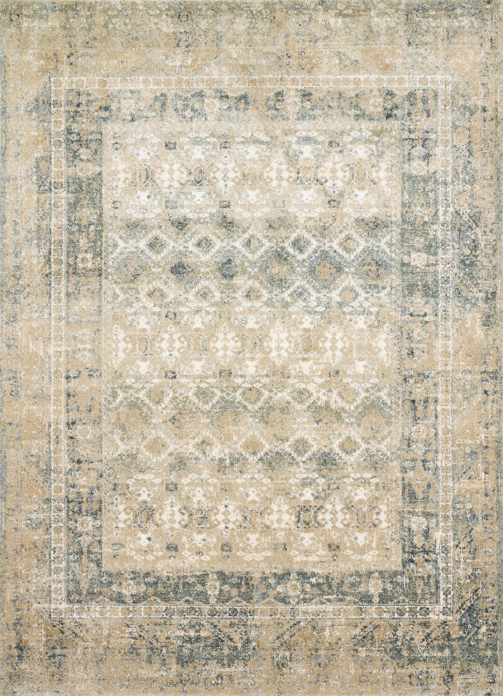 8X10 James Rug - Sand/Ocean