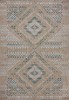 5X8 Topanga Outdoor Rug - Natural/Aqua
