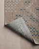 5X8 Topanga Outdoor Rug - Natural/Aqua