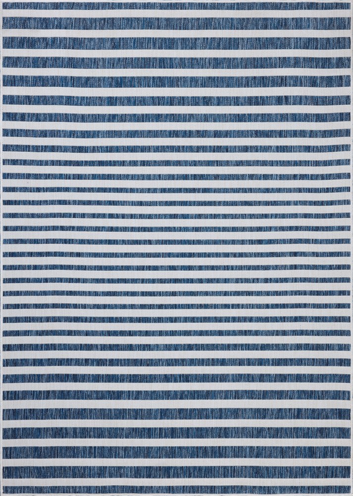Easton Outdoor Rug Denim/Ivory 5.3X7.6