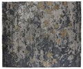 8' X 10' Charcoal/Gray Hand Knotted Rug