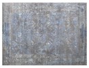 8' X 10' Gray/Blue Hand Knotted Rug