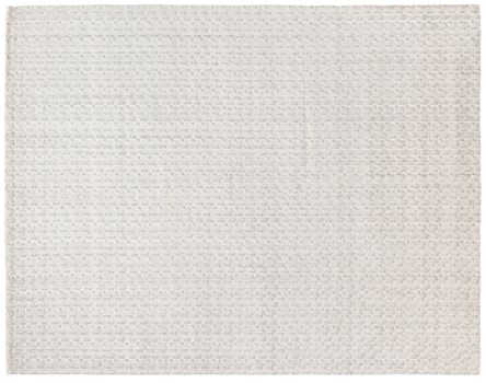 6' X 9' Ivory Hand Made Rug