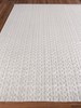 6' X 9' Ivory Hand Made Rug