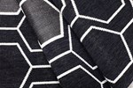 5X7 Geo-Black Rug