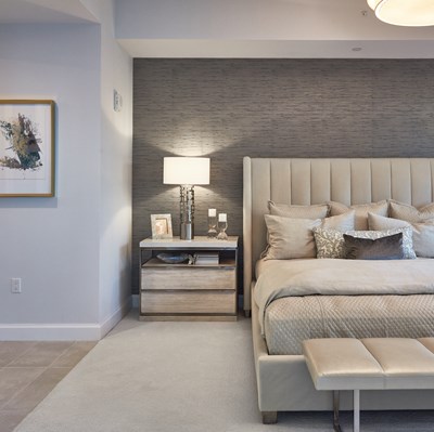 Image of the Coquina Bedroom with neutral tones and natural accents.