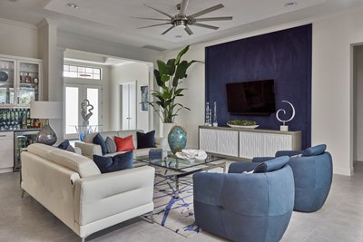 Lakewood Ranch Living Room, Interior Design by Rick Picher.