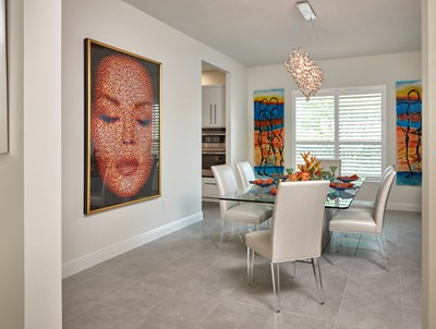 Lakewood Ranch Dining Room, Interior Design by Rick Picher.