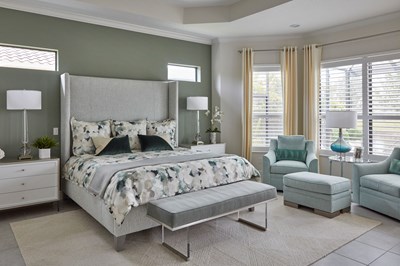 Lakewood Ranch Bedroom I, Interior Design by Rick Picher.