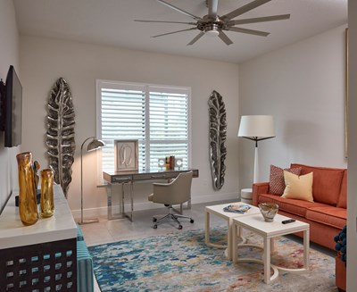 Lakewood Ranch Home Office, Interior Design by Rick Picher.