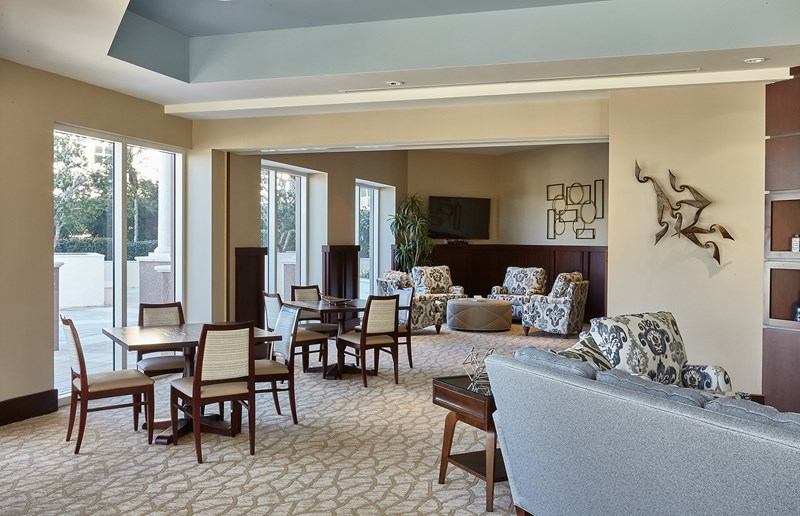Paramount at Gulf Harbour shared lounge photographed by its design-project source