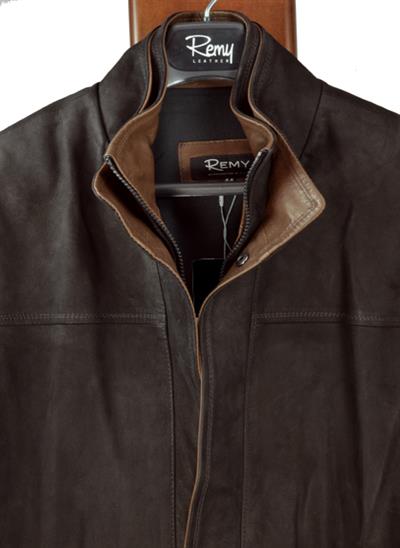 remy leather mens coats