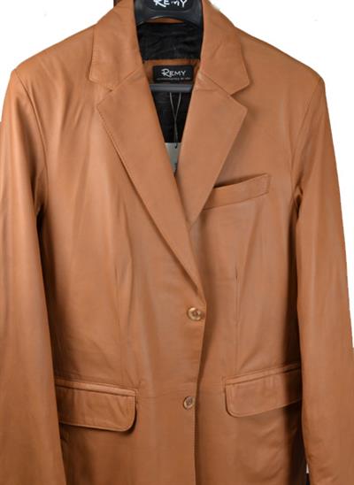 Remy Leather Classic Blazer Style 8030 - Womens Clothing
