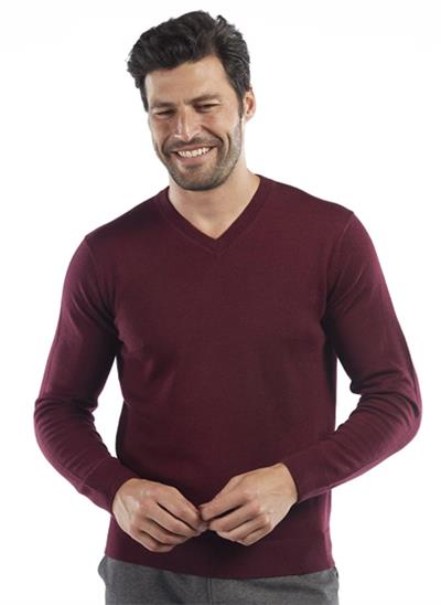 Uomo Lightweight, Garment-Dyed Extra Fine Merino Wool Crew Neck Sweater in  Rust — Uomo San Francisco