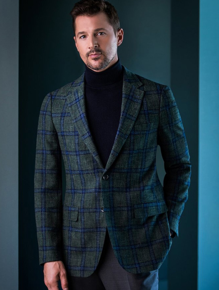 Maxman-Clothing-GreenBlue-Soft-Coat-Fall-2023