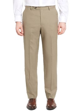 Berle-Dress-Pants-100-Worsted-Wool-Pleated--Flat-Front
